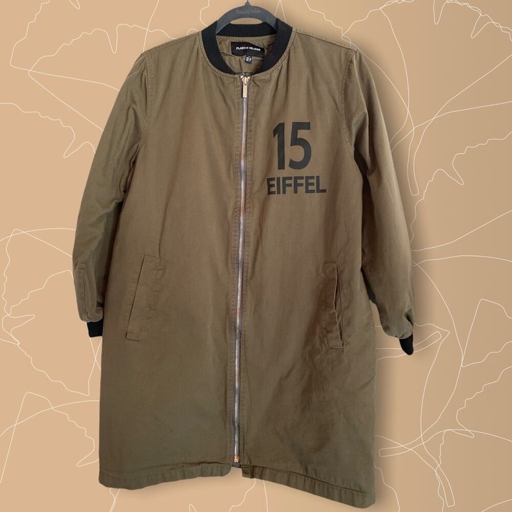 Plastic Island long bomber jacket - Picture 3 of 6